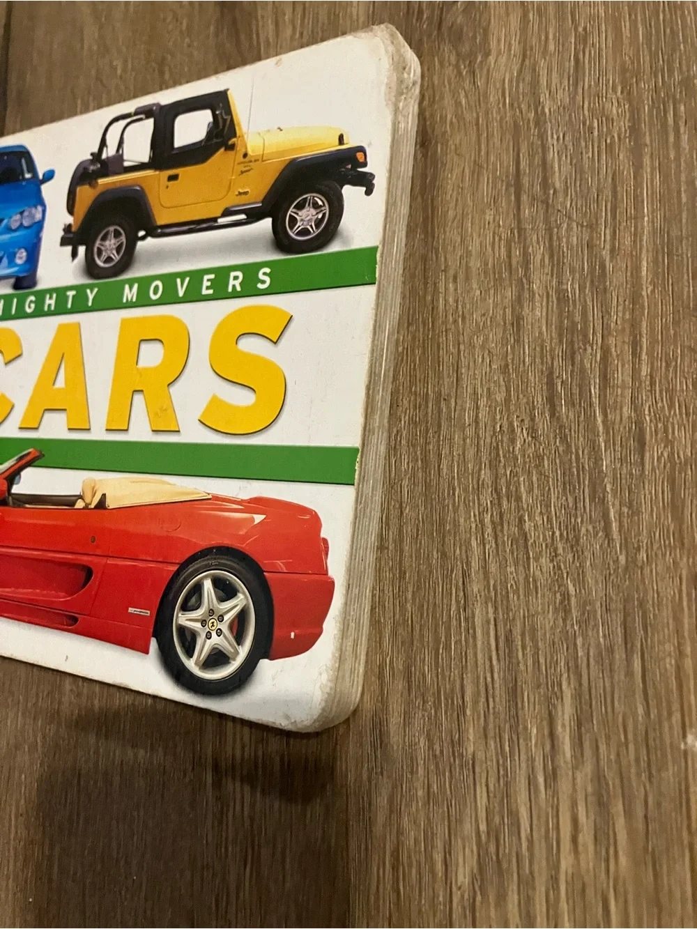 Cars Board Book - Red, Yellow, Blue Covers